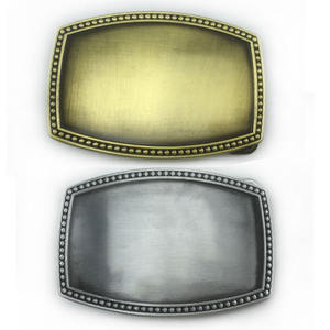 Hebilla Rectangular en Blanco para Hombre, Hebillas Personalizadas para Cinturones Estilo Western, Hebillas en Blanco para Cinturones - Product Image 1