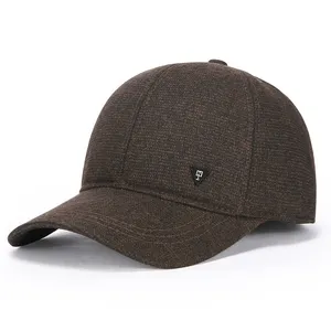 Gorra de béisbol con logotipo personalizado de alta calidad, tela compuesta Real, forro de satén de nailon, ala curva, sombrero de estilo de negocios para hombres - Product Image 1