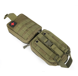 FA03 Camping Hunting Field Cosplay Camouflage <b>Molle</b> First Aid <b>Bag</b> Back Detachable - Product Image 1