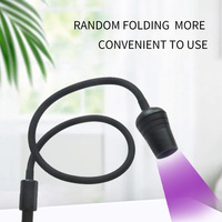 Fußpedal 10W LED UV Blitz-Aushärtungslampe Weiß für Nagel- und Wimpernverlängerung