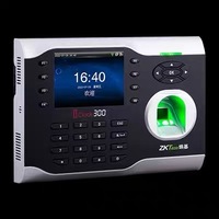 ZK Iclock300 Çalışan İş Kayıt Yazılımı Parmak İzi Taşınabilir Zaman Takip Cihazı HD TFT Ekranlı Punch Clock