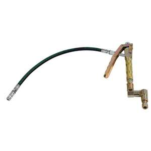 MECLUBE - Pistola de Engrase con Manguera Flexible y Acoplamiento de 4 Mordazas, Junta Giratoria Triple F 1/4'' - Product Image 1