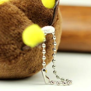 Atacado 12cm Mini Abelha Macia Chaveiro Bonito Chaveiro Abelha Brinquedos De Pelúcia Engraçado Abelha De Pelúcia Chaveiro - Product Image 5