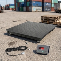 Balance au sol numérique industrielle de marque HUAXIN, affichage LED/LCD, construction en acier au carbone, garantie 1 an, prix d'usine OEM ODM