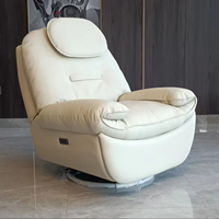 Sillón reclinable moderno para sala de estar, sillón eléctrico giratorio de lujo para el hogar, muebles de salón.