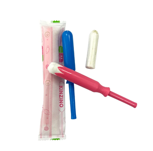 Tampons en coton biologique probiotiques avec applicateur compact pour femmes et protection anti-fuites supérieure avec ajustement confortable - Product Image 6