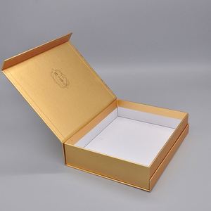 Cajas de Regalo Grandes Doradas Premium para Regalos, Cajas de Embalaje de Papel para Regalos de Boda Personalizadas de Lujo al por Mayor - Product Image 1
