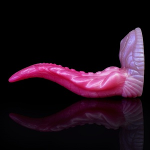 NNSX Silicone Tentacle <b>Dildo</b> Cock Penis Fantasy Stimulator Monster Cock Tongue Shaped <b>Dildo</b> Anal Toy for Gay Lesbian Couples - Product Image 2