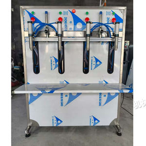 Máquina de llenado de émbolo de cuatro cabezales de doble cabezal Máquina de llenado automático de botellas de líquido viscoso/pasta - Product Image 6