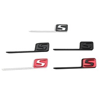 Modifikasi Logo Mobil 3D Stiker Emblem ABS untuk Model GTS GT43S GT63S A45S C63S S