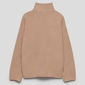 <span class=keywords><strong>Felpe</strong></span> con cappuccio in bianco del cotone di stile coreano 100 di <span class=keywords><strong>New</strong></span> <span class=keywords><strong>York</strong></span> pianura nessuna marca personalizzi la felpa oversize dello Zip di Sherpa 1/4 delle donne del cotone - Product Image 6