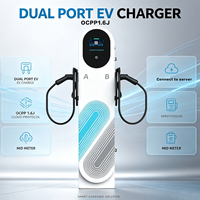 Nouvelle station de recharge AC pour véhicules électriques intégrée au sol 14KW-44KW avec interface combinée et double pistolet de charge rapide pour usage commercial