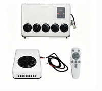 Climatiseur split 12V 24V 8900BTU 2600W pour camping-car, camion, bus, remorque, avec système de refroidissement à double ventilateur