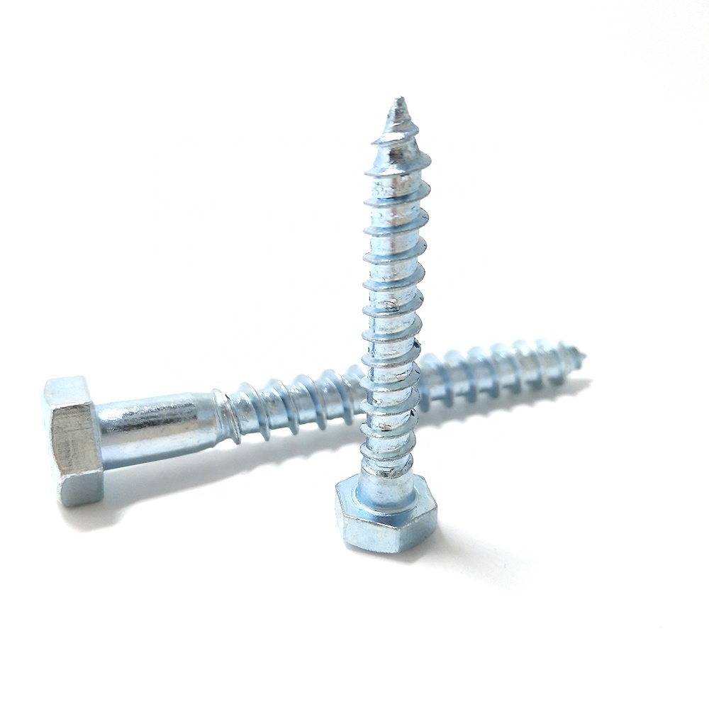 Tornillos De Carro M6, M8, M10 - Cabeza Hexagonal, Galvanizados, Ideales Para Madera Y Proyectos Pesados