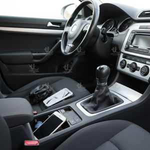 หัวเกียร์รถยนต์ Volkswagen Passat ปี 2007-2008-2009-2010-2011-2012 รุ่น UNI-VK-006 พร้อมปลอกหุ้มเกียร์ TR - Product Image 3