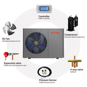 2025 nuovo arrivo 9.5kW devi <span class=keywords><strong>Inverter</strong></span> in metallo monoblocco <span class=keywords><strong>pompa</strong></span> <span class=keywords><strong>di</strong></span> <span class=keywords><strong>calore</strong></span> aria sorgente 220-240V riscaldamento raffreddamento e acqua calda per uso esterno - Product Image 3