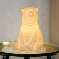 Lampe de table LED réglable en céramique, design moderne et mignon, avec culot E14, idéale pour la lecture des enfants et l'éclairage d'ambiance – Vente en gros