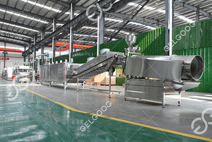 Máquina Industrial de Fritura Continua de Cacahuetes y Frutos Secos, Nueva, a Gas, Precio Económico, 1 Año de Garantía, Cilíndrica, para la Elaboración de Frutos Secos Mixtos Fritos - Product Image 3