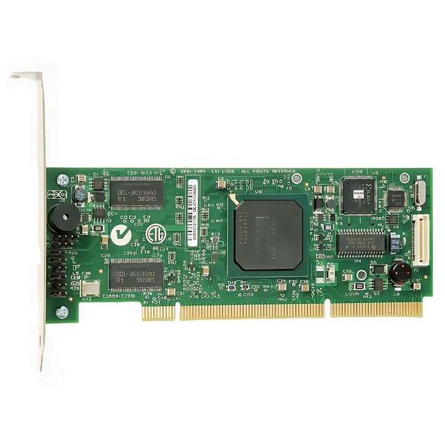 Controller Card LSI00212 IOP 321 Chip PCI-X 64 Bit Interface 8 Internal Ports 128MB Cache Computer Parts 8300XLP