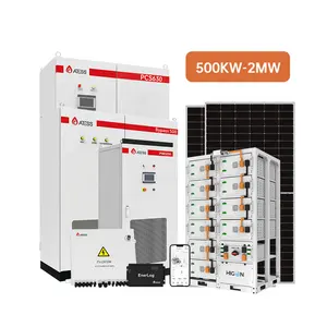 完整的太阳能发电500Kw太阳能农场设备1Mw离网地面安装太阳能发电系统