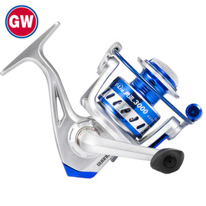 Carrete de Pesca Giratorio Guangwei Yongliu 3000 con Bobina Metálica y Cuerpo de Aleación de Aluminio para Pesca con Señuelos en Roca y Mar - Product Image 1