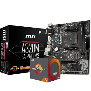 コンボA320Mマザーボード + AMD 3200G CPU ASUS PRIME A320M-KマザーボードGIGABYTE A320M-S2H + CPU