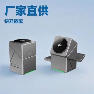 Rotating Magic Cube 3 in 1 <b>Wireless</b> Charger Magnetic 15W Fast <b>Charging</b> Station for Phone Earbuds Smartwatch Desktop <b>Stand</b> - Product Image 5