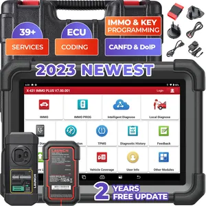 2023 발사 X431 IMMO 플러스 엘리트 키 프로그래밍 프로그래머 도구 ecu 온라인 코딩 2 년 무료 업데이트 자동차 진단 스캐너