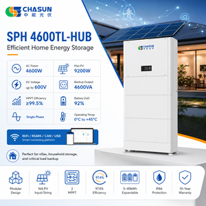 อินเวอร์เตอร์ไฮบริดแบบแยกส่วน CHASUN 4600W <span class=keywords><strong>SPH</strong></span> 4600TL-HUB รองรับการเชื่อมต่อแบบ Stackable 2 MPPT 16A IP20 ประสิทธิภาพ 97.<span class=keywords><strong>5</strong></span>% ใช้ได้กับแบตเตอรี่ ALP สำหรับบ้าน - Product Image 4