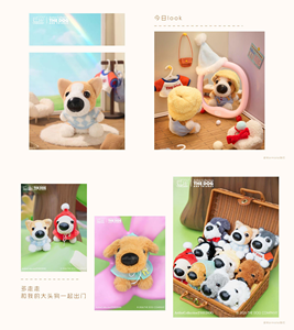 10 Cajas al por mayor CardFun Warmate the DOG COMPANY DOGGY OOTD Serie de disfraces Colgante de peluche Caja sorpresa Figuras de juguete de moda Regalo - Product Image 2