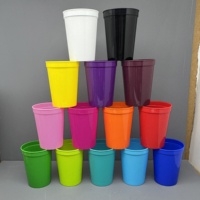 Échantillons de tasses personnalisées de différentes couleurs, tasses à café givrées à paille changeante de couleur, en polypropylène écologique