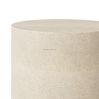 Ensemble de meubles de salon modernes de luxe en bois massif FERLY avec canapé assorti et table d'appoint Shagreen pour salle à manger et chambre à coucher