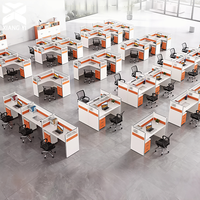 Poste de travail modulaire pour centre d'appels BPO, table de bureau, cloisons de bureau, poste de travail connecté pour hôpitaux et écoles modernes