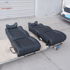 AutoLiuMa personalizado solo asiento RV Rock Roll Bed una persona plegable Campervan con cuero Interior caravana Camper Van asientos de coche - Product Image 4