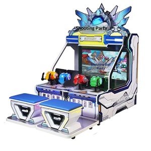 Machine de jeu de tir à deux joueurs à monnayeur, équipement de divertissement de grande envergure avec fonction d'émission de tickets de loterie, directement de l'usine - Product Image 2