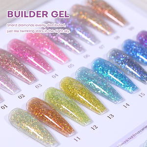 Kit de vernis à ongles en gel <span class=keywords><strong>Acrygel</strong></span> en pot, haute qualité, faible chaleur, gel UV pailleté, gel de construction pour ongles, sans HEMA - Product Image 6