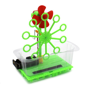 Juego de máquina de burbujas DIY, juguete científico de plástico para niños, modelo educativo para niños de 8 a 13 años, unisex - Product Image 1