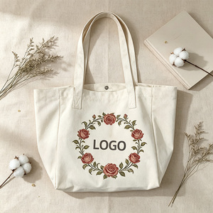 Sac fourre-tout personnalisé imprimé avec motif couronne de roses, couleur et taille personnalisées, grande capacité, fermeture magnétique, sac à main de shopping, votre propre logo - Product Image 3