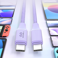 Câble de charge 6A pour accessoires de téléphone Miccell 60W, câble USB écologique pour iPhone 14 Pro Max, charge rapide 6A, câble de données Type-C