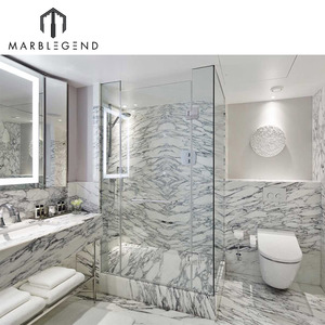 Panneau mural en marbre naturel Arabescato Vagli <span class=keywords><strong>de</strong></span> <span class=keywords><strong>luxe</strong></span> <span class=keywords><strong>italien</strong></span>, dalle <span class=keywords><strong>de</strong></span> marbre blanc pour sol - Product Image 3