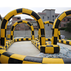 Parcours de course gonflable géant haute résistance et étanche en PVC, avec accessoires et <span class=keywords><strong>jeux</strong></span> d'obstacles inclus - Product Image 6