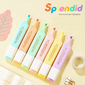 Marcadores <span class=keywords><strong>Pastel</strong></span> Candy, Juego de 6 Rotuladores para Tomar Notas y Resaltar en Diarios - Product Image 2