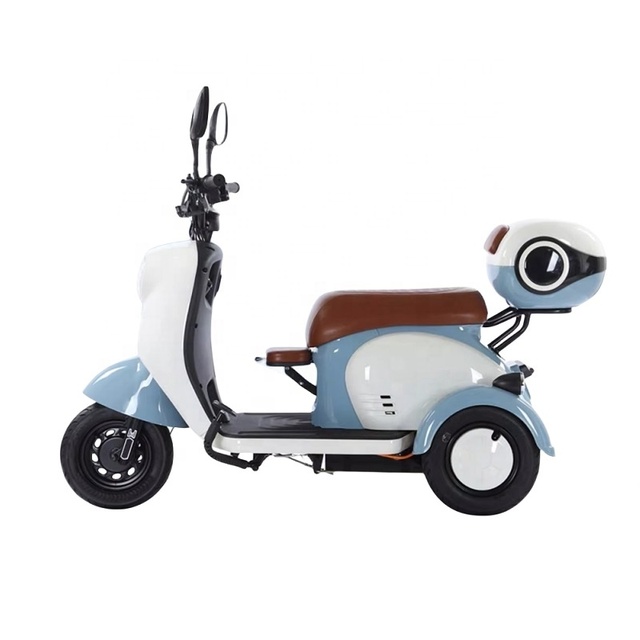 3 Wheel Electric Scooter Tricycle, 60km Range 300kg Load Capacity, Affordable for Asia Market