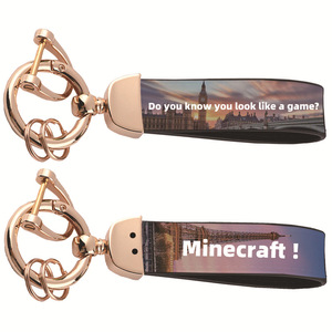 Nouveau porte-clés en cuir haut de gamme avec motif de citations d'amour, anti-perte, en métal, design personnalisé, vente en gros - Product Image 6