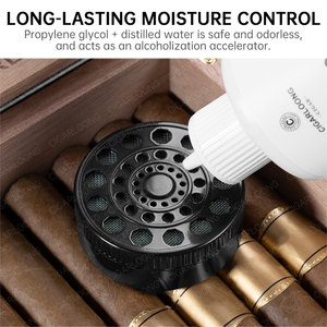 Solusi Humidor cerutu portabel kualitas tinggi grosir dengan Aksesori cerutu propilen glikol 300mL - Product Image 3
