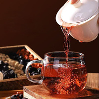 Thé aux herbes de ginseng et de polygonatum de haute qualité en gros, infusion naturelle personnalisable OEM ODM
