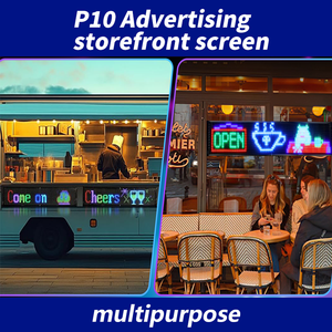 Panneau d'affichage à LED flexible programmable RVB P10 pour la publicité de centre commercial Affichage roulant de texte de message LED avec fonction SDK - Product Image 3