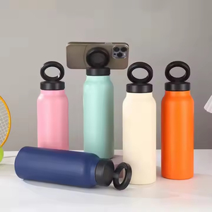 New Drinking Vacuum Flask 24oz Portable Double Wall Thermal Stainless Steel Gym Water <b>Bottle</b> Phone Holder with Magnetic - Product Image 5