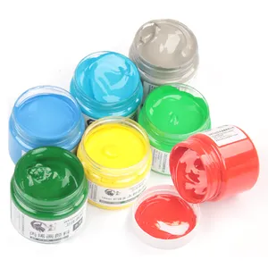 Weizhuang 100ml vernice acrilica per principianti colori Non tossici da parete impermeabili all'ingrosso per arte bambini studenti 33 colori