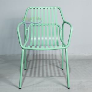 Bán buôn hiện đại Stackable Hợp kim nhôm Bistro ăn ghế cho sử dụng ngoài trời trong quán cà phê KHÁCH SẠN VƯỜN công viên & nhà bếp - Product Image 5